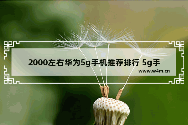 2000左右华为5g手机推荐排行 5g手机推荐排行榜价格最新款