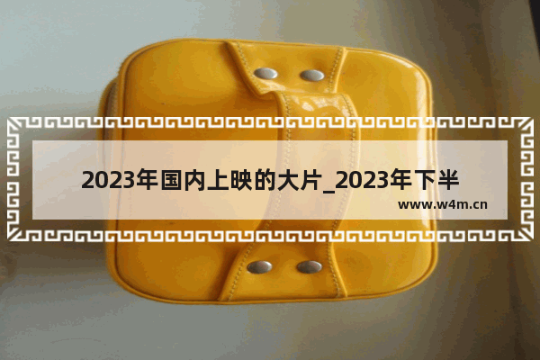 2023年国内上映的大片_2023年下半年即将上映的电影