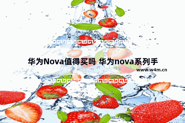 华为Nova值得买吗 华为nova系列手机推荐吗值得买吗