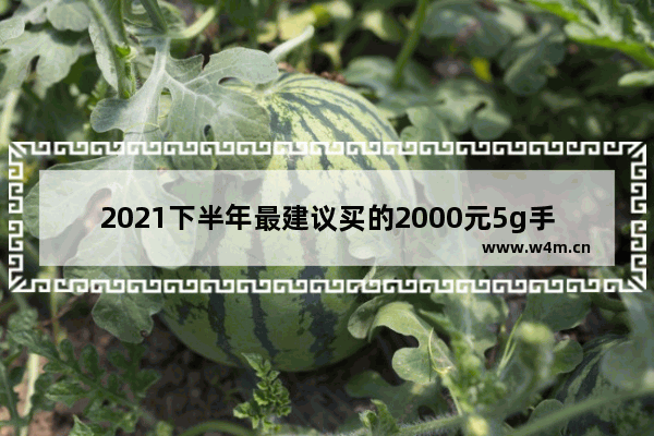 2021下半年最建议买的2000元5g手机 5g手机高端大气手机推荐