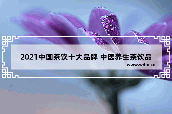 2021中国茶饮十大品牌 中医养生茶饮品牌