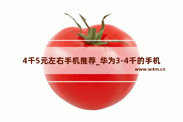 4千5元左右手机推荐_华为3-4千的手机哪款好用