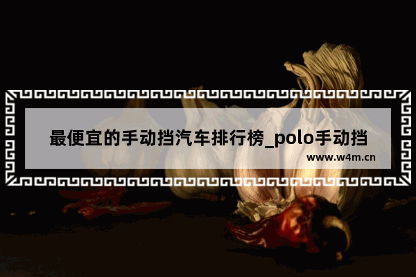 最便宜的手动挡汽车排行榜_polo手动挡耐用吗