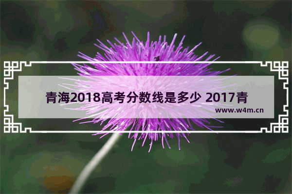 青海2018高考分数线是多少 2017青海省高考分数线