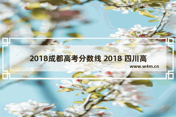 2018成都高考分数线 2018 四川高考分数线