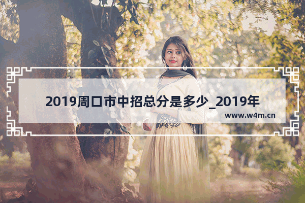 2019周口市中招总分是多少_2019年项城一高录取分数线