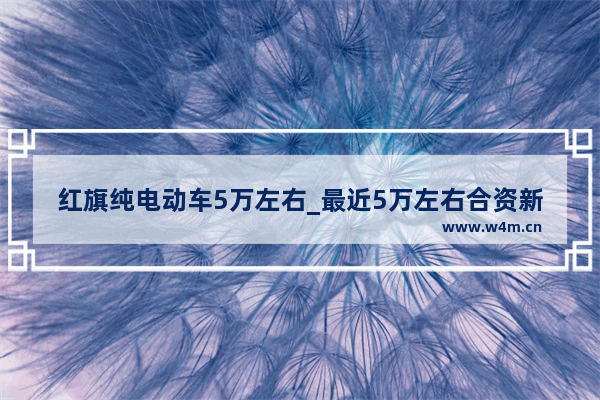 红旗纯电动车5万左右_最近5万左右合资新车推荐一下车型