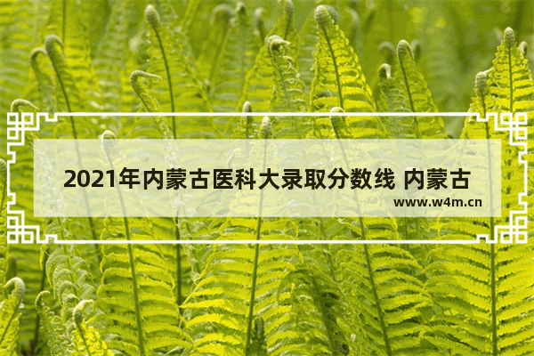 2021年内蒙古医科大录取分数线 内蒙古高考分数线2021