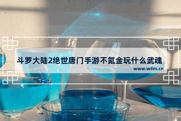 斗罗大陆2绝世唐门手游不氪金玩什么武魂 游戏推荐治愈女生无需氪金