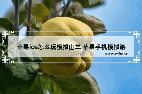 苹果ios怎么玩模拟山羊 苹果手机模拟游戏推荐