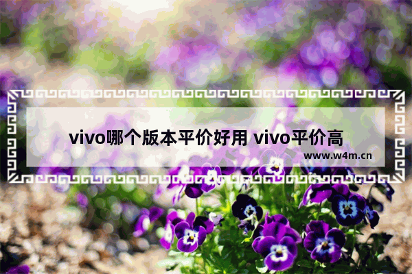 vivo哪个版本平价好用 vivo平价高刷屏手机推荐哪款