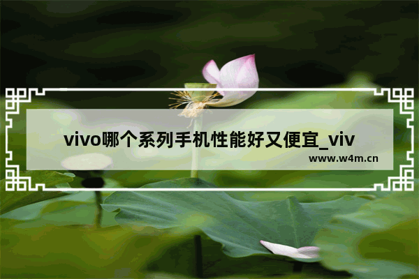 vivo哪个系列手机性能好又便宜_vivo手机哪个比较便宜又耐用