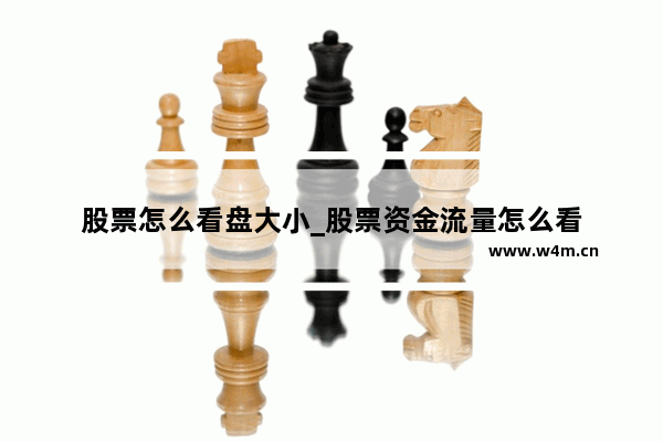 股票怎么看盘大小_股票资金流量怎么看