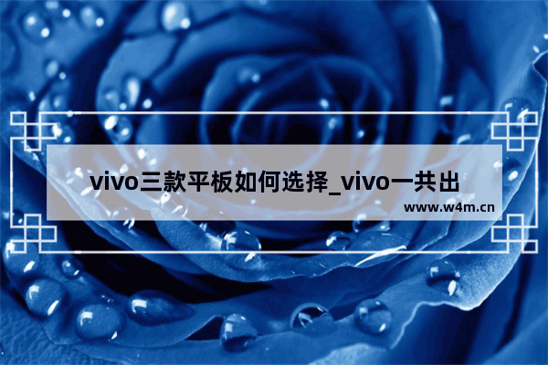 vivo三款平板如何选择_vivo一共出过几款平板