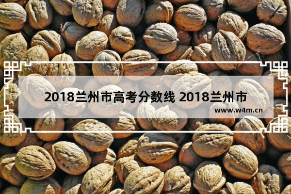 2018兰州市高考分数线 2018兰州市高考分数线