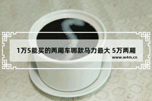 1万5能买的两厢车哪款马力最大 5万两厢车新车推荐哪款好开一点