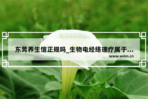 东莞养生馆正规吗_生物电经络理疗属于非法行医吗