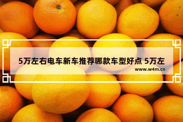 5万左右电车新车推荐哪款车型好点 5万左右电车新车推荐哪款车型好点