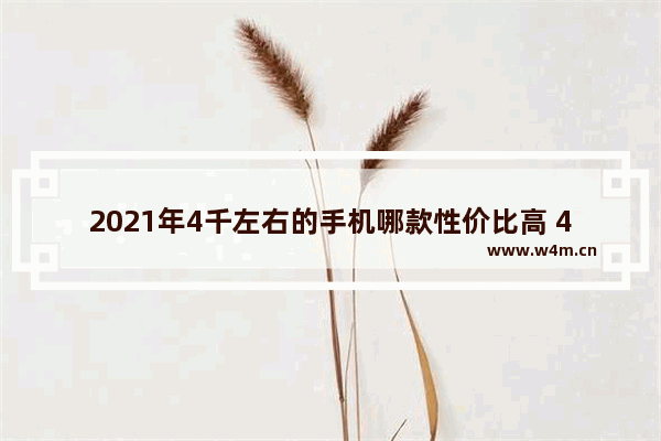 2021年4千左右的手机哪款性价比高 4-5千手机推荐排行