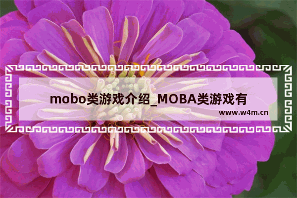 mobo类游戏介绍_MOBA类游戏有