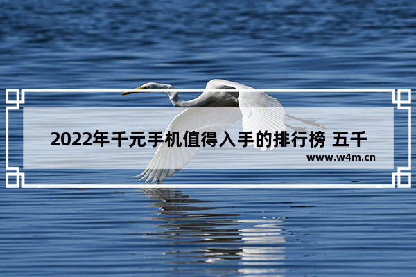 2022年千元手机值得入手的排行榜 五千多手机推荐哪款