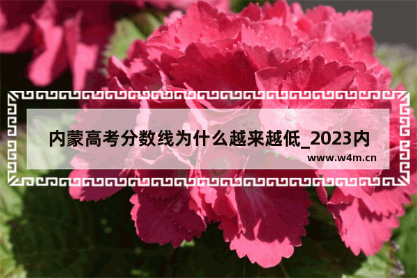 内蒙高考分数线为什么越来越低_2023内蒙理科有降分补录的可能吗