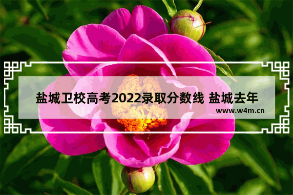 盐城卫校高考2022录取分数线 盐城去年高考分数线多少