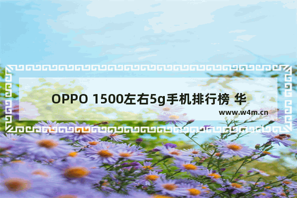 OPPO 1500左右5g手机排行榜 华为5千元左右5g手机推荐