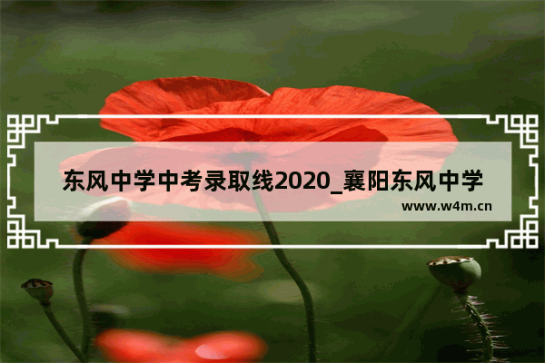 东风中学中考录取线2020_襄阳东风中学2021年录取分数线