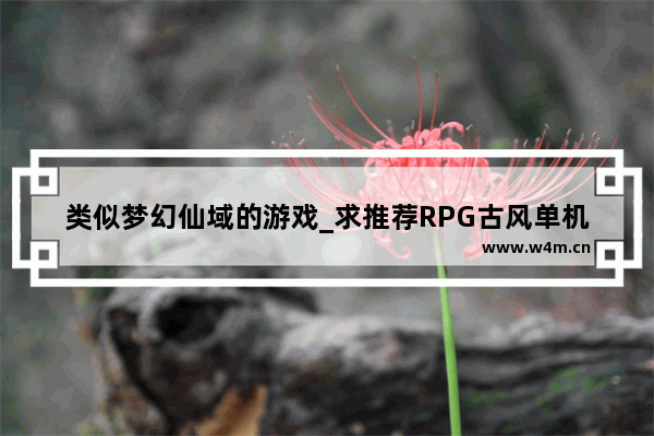 类似梦幻仙域的游戏_求推荐RPG古风单机游戏 自由度高的