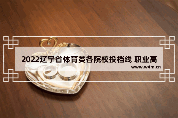 2022辽宁省体育类各院校投档线 职业高考分数线辽宁省