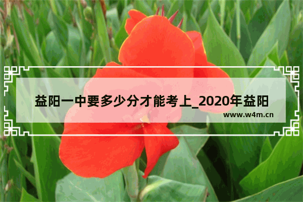 益阳一中要多少分才能考上_2020年益阳中考录取分数线是多少