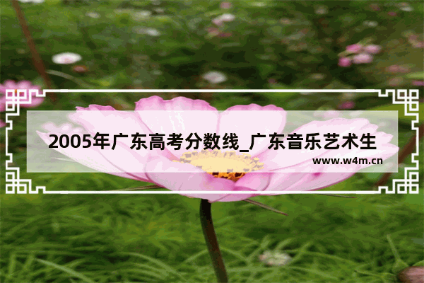 2005年广东高考分数线_广东音乐艺术生分数如何计算