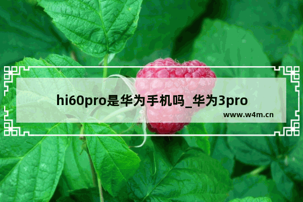 hi60pro是华为手机吗_华为3pro和超能版哪个好