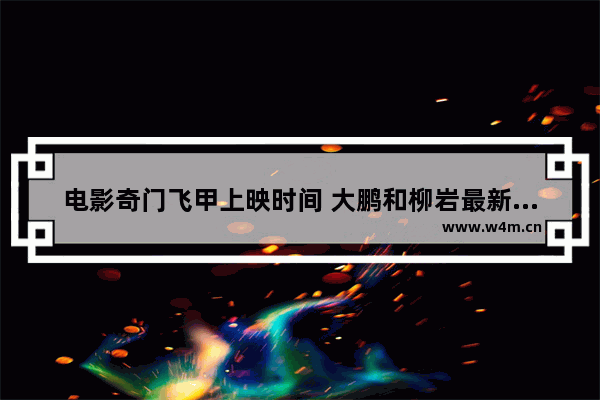 电影奇门飞甲上映时间 大鹏和柳岩最新电影叫什么名字来着