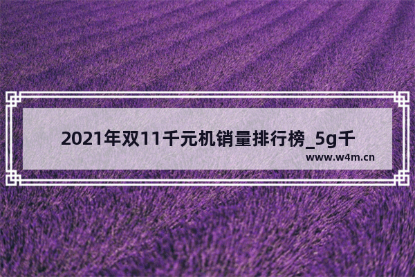 2021年双11千元机销量排行榜_5g千元机性价比高的手机排行2021