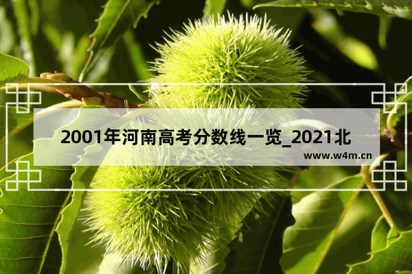 2001年河南高考分数线一览_2021北大录取分数线河南