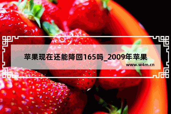 苹果现在还能降回165吗_2009年苹果公司股票价格上涨了多少