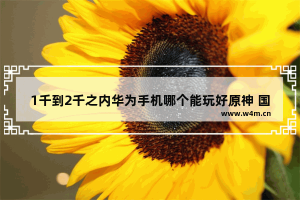 1千到2千之内华为手机哪个能玩好原神 国产原神手机推荐排行