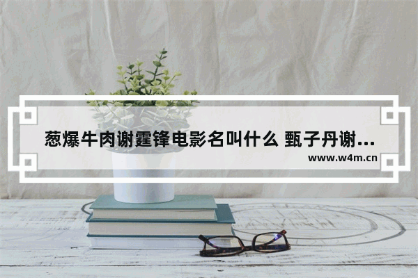 葱爆牛肉谢霆锋电影名叫什么 甄子丹谢霆锋秦岚最新电影叫什么来着