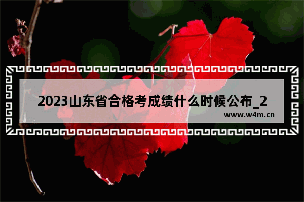 2023山东省合格考成绩什么时候公布_2022年山东高考一本分数线多少分