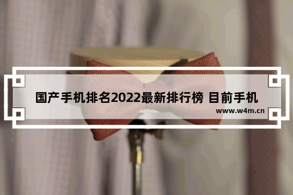 国产手机排名2022最新排行榜 目前手机推荐排行榜表最新款