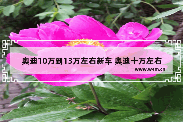 奥迪10万到13万左右新车 奥迪十万左右全款新车推荐哪款好看点