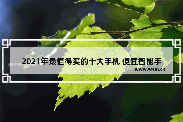 2021年最值得买的十大手机 便宜智能手机推荐哪款比较好用