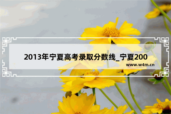 2013年宁夏高考录取分数线_宁夏2003年高考理科一本分是多少