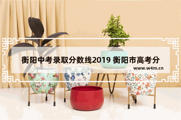 衡阳中考录取分数线2019 衡阳市高考分数线2019