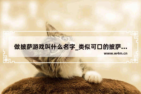 做披萨游戏叫什么名字_类似可口的披萨的游戏