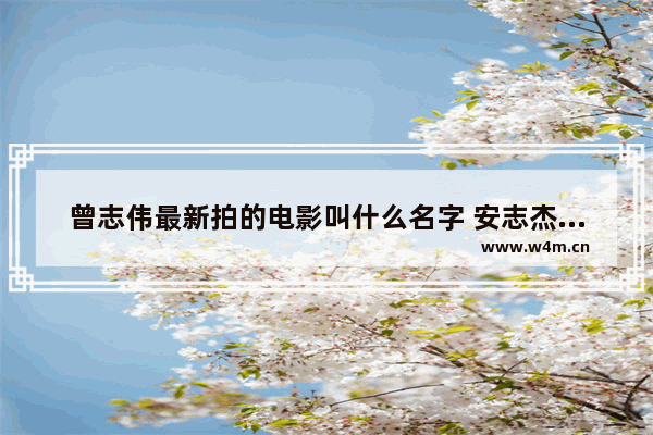 曾志伟最新拍的电影叫什么名字 安志杰与李子雄最新电影