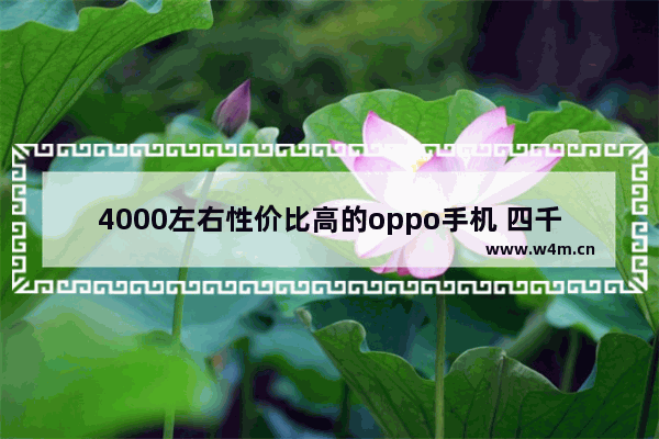 4000左右性价比高的oppo手机 四千以下手机推荐商务