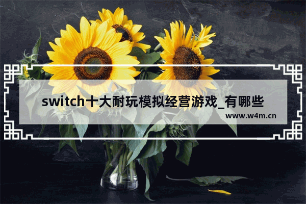 switch十大耐玩模拟经营游戏_有哪些模拟建设经营的游戏